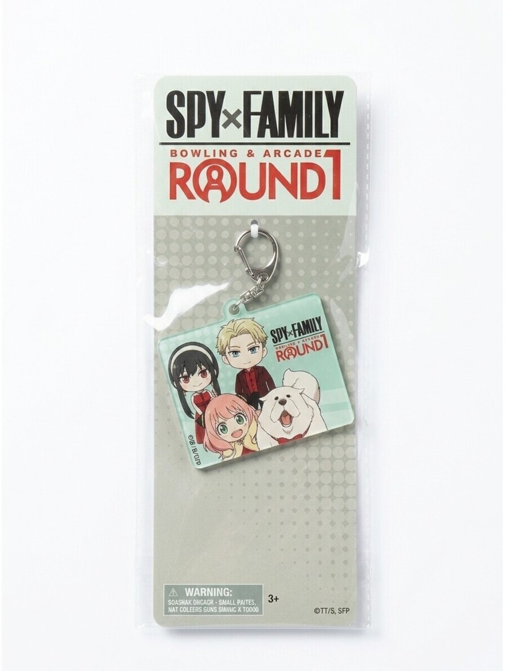 Spy x Family Round1 Exclusive Acrylic Keychain Limited Promo Anya Loid Yor NIP